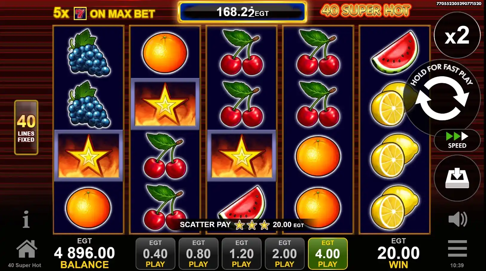 4 super hot scatter