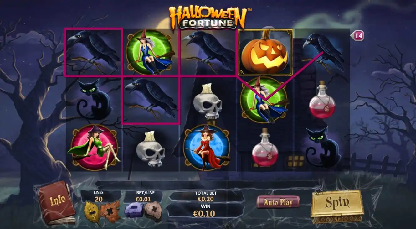 halloween fortune win