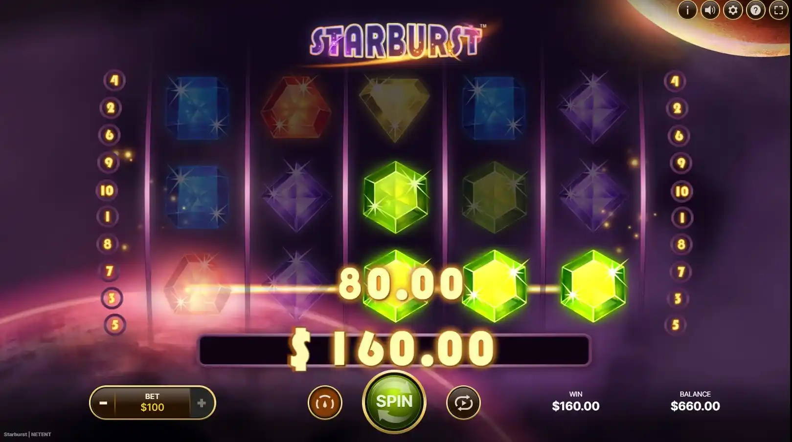 starburst win