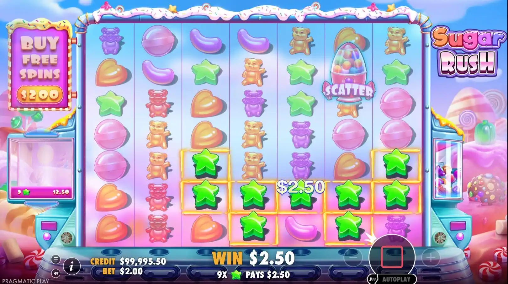sugar rush win