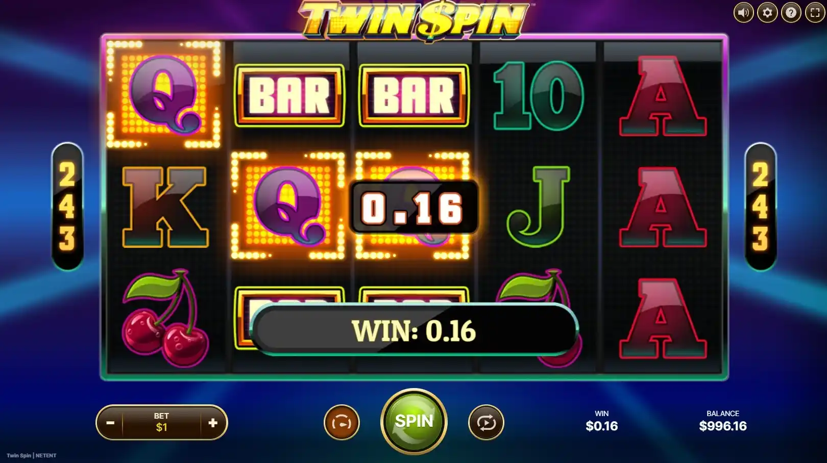 twin spin win
